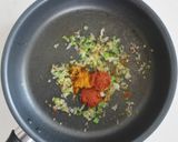 パクチーまみれのカレー炒飯作り方4写真
