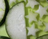 冬瓜で作ったｶﾘｶﾘ星のデザート作り方1写真