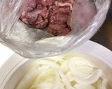 豚しゃぶ用ロース肉の生姜焼き作り方2写真