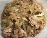豚しゃぶ用ロース肉の生姜焼き作り方5写真