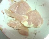 オクラ・胸肉の具沢山ぶっかけ素麺♪作り方1写真
