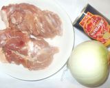 鶏もも肉のトマト缶煮♪簡単作り方1写真