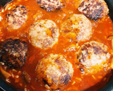 トマトときのこ☆煮込みハンバーグ作り方5写真