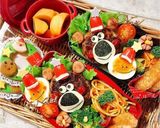 ハンバーグ♡コロッケ♡くまさん弁当♡作り方4写真