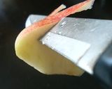 ちびうさりんご（キャラ弁おかず）作り方5写真