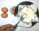 炒り豆腐♪簡単冷凍野菜と卵で作り方2写真
