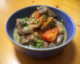 牛スジ煮込み(どて焼き風)作り方4写真