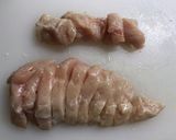 やわらか鶏むねガリバタ・オイチキン作り方1写真