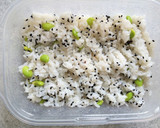 枝豆・黒ごまのいなり寿司♪枝豆香る♪作り方4写真