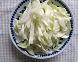 ひじきの煮物リメイク！キャベツわさび和え作り方1写真