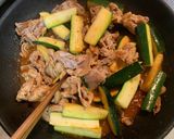 豚肉とズッキーニのピリ辛炒め作り方5写真