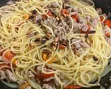 金華豚のトマトパスタ作り方9写真