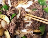 ♡夏野菜と牛肉のスタミナ炒め♡作り方6写真