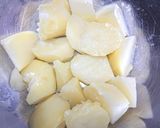 じゃがいもとひき肉のオムレツ作り方1写真