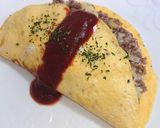 じゃがいもとひき肉のオムレツ作り方9写真