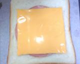 ハムとチーズのカリカリホットサンド作り方3写真