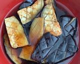 焼き茄子の麺つゆ浸し作り方6写真