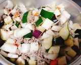 夏野菜たっぷりトマトキーマカレー作り方4写真