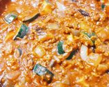 夏野菜たっぷりトマトキーマカレー作り方7写真