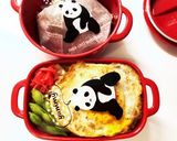 のっけ弁当(焼きそば目玉焼きのせ)作り方1写真