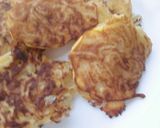 余ったお素麺の薄焼き♪作り方2写真