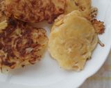 余ったお素麺の薄焼き♪作り方3写真