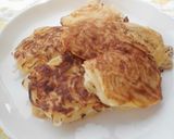 余ったお素麺の薄焼き♪作り方4写真