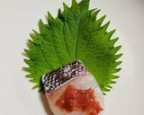 白身魚の天ぷらとたこの梅肉和え作り方2写真
