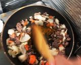 簡単！キーマカレーパスタ♪カフェで食べ〜作り方3写真