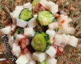 白身魚の天ぷらとたこの梅肉和え作り方10写真