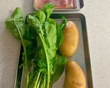ルッコラのポテトサラダ作り方1写真