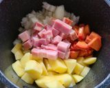 ズッキーニのケチャップ煮込みと人参炒め作り方1写真