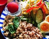 玄米と雑穀米の美食ご飯(圧力鍋)作り方7写真
