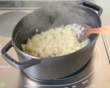 豚こまでも【豚とキノコのミルクスープ】作り方3写真