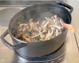 豚こまでも【豚とキノコのミルクスープ】作り方4写真