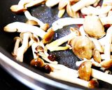 空心菜と茸のトマト中華塩炒め作り方4写真