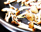 空心菜と茸のトマト中華塩炒め作り方4写真
