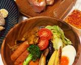 圧力鍋✦手羽と夏野菜のスープカレー作り方12写真