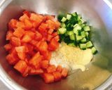 すいかヨーグルトサラダ作り方1写真