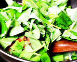空心菜と茸のトマト中華塩炒め作り方7写真
