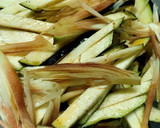 茄子☆みょうがのかき揚げ(無水鍋使用)作り方1写真