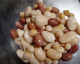 ヘルシー！お豆のごまドレッシングサラダ！作り方2写真