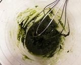 レンジで極上♡抹茶のスフレロールケーキ作り方2写真