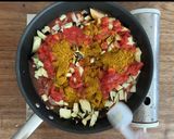 免疫力UP！夏野菜とレバーのキーマカレー作り方3写真