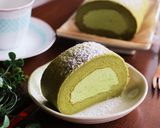 レンジで極上♡抹茶のスフレロールケーキ作り方11写真