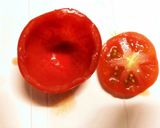 レンジで簡単！トマトの茶碗蒸し作り方1写真