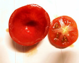 レンジで簡単！トマトの茶碗蒸し作り方1写真