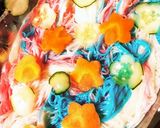 食紅で！七夕　カラーそうめん作り方4写真