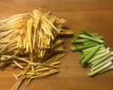レンジで簡単！エノキとネギのマヨポン和え作り方1写真