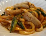 甘っ辛☆ちくわうどん作り方6写真